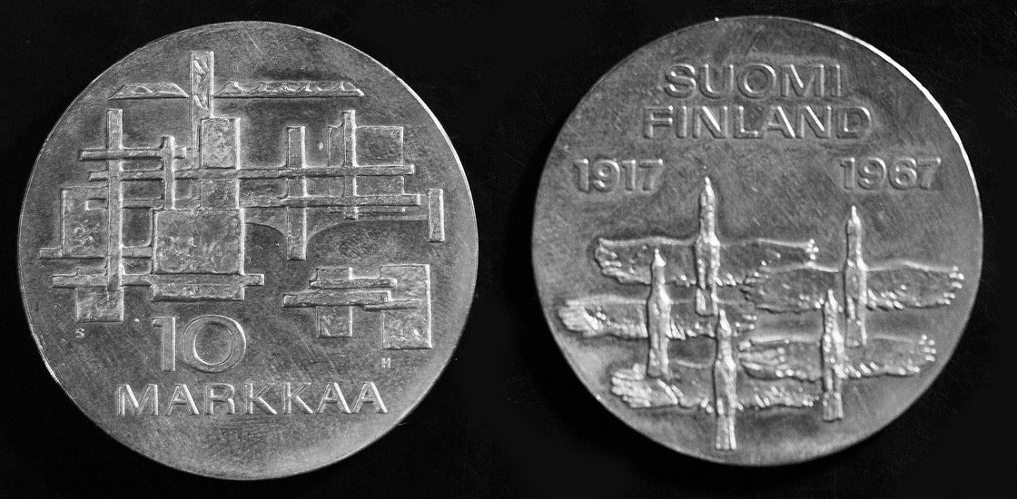 Suomen itsenäisyyden 50-vuotisjuhlaraha 1968