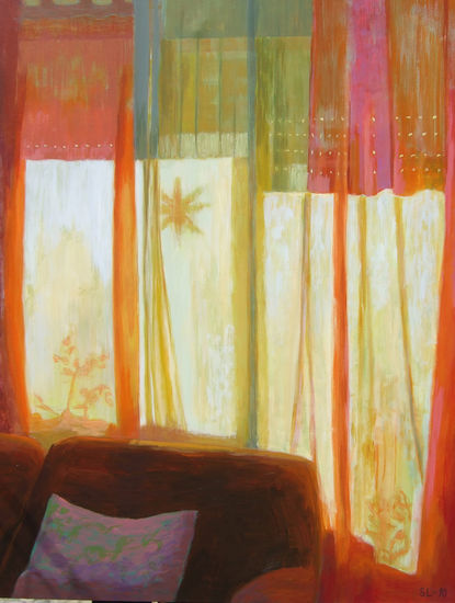 Dall´dentro (Sisältä/From Inside), 2010, akryyli, 130 x 100 cm