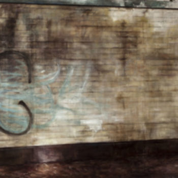 Name of the work: Exterior with graffiti on concrete