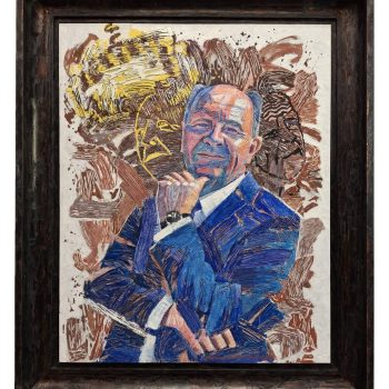 Teoksen nimi: Muotokuva: Kaupunginjohtaja Jarmo Pirhonen  |  Portrait: Mayor Jarmo Pirhonen