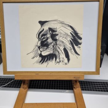 Name of the work: Kissa piirros 1988