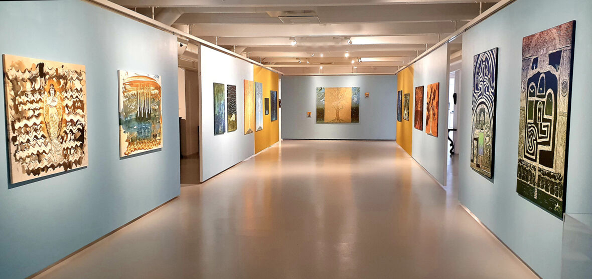 Orimattilan Taidemuseo: Metsä ja muita Voimapaikkoja, näyttelyni kesä 2021