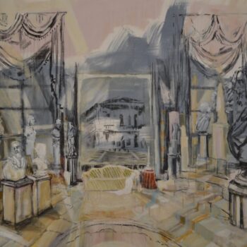 Teoksen nimi: Vuorten varjossa