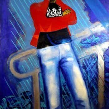 Name of the work: Yasir punaisessa takissa