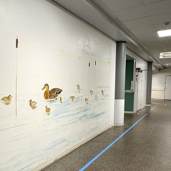 Teoksen nimi: Kesäretki, yksi seinistä