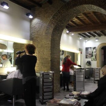 Name of the work: Kampaajalla Roomassa, 2015