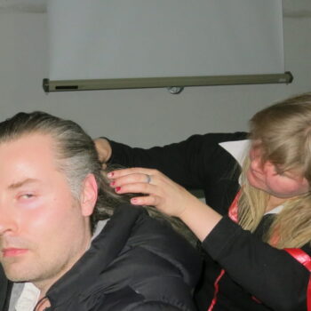 Name of the work: Kampaajalla Roomassa, ääniperformanssi, 2015