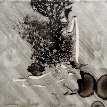 Name of the work: Contemplation painting – Radio Baghdad IV (Homage to Patti Smith)