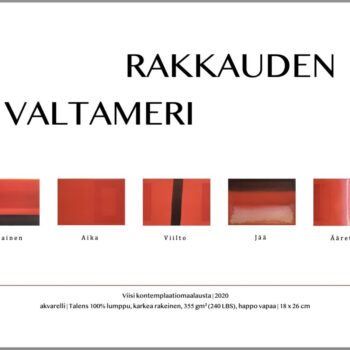 Name of the work: Viisi kontemplaatiomaalausta