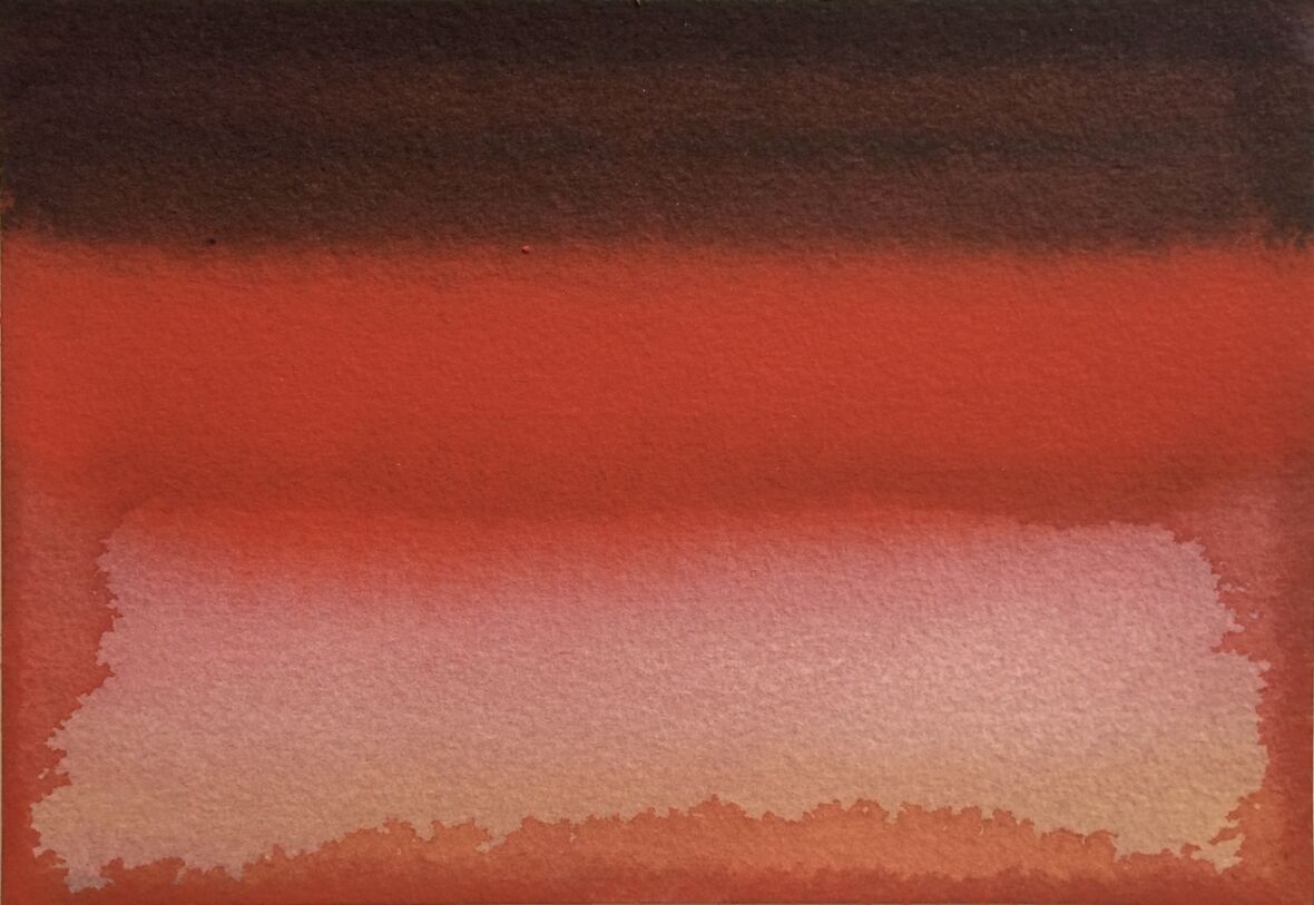 Kontemplaatiomaalaus RAKKAUDEN VALTAMERI – JÄÄ