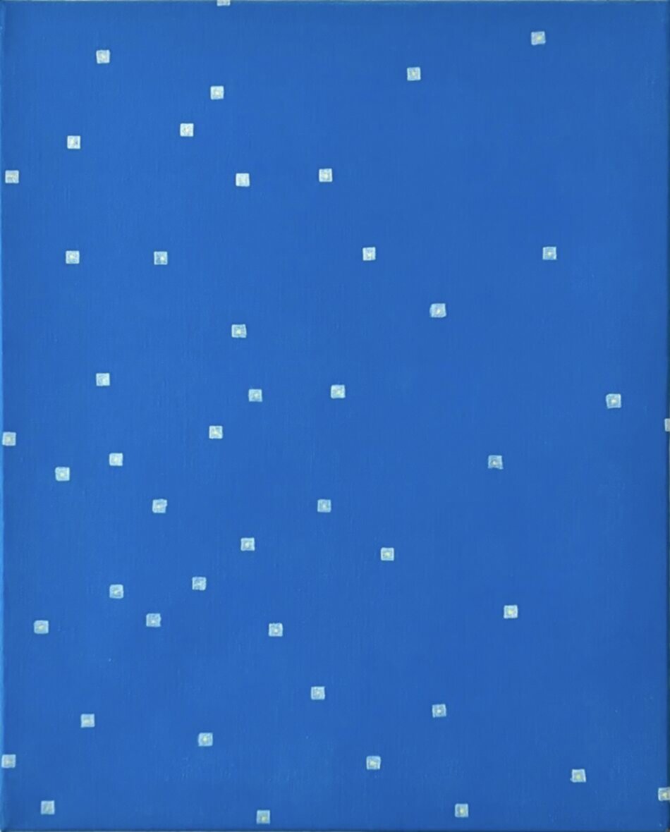 THE THIRD BELL SERIES  –  I Contemplation painting, Logos-series