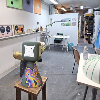 Teoksen nimi: Näkymä työhuoneesta – A view from my studio