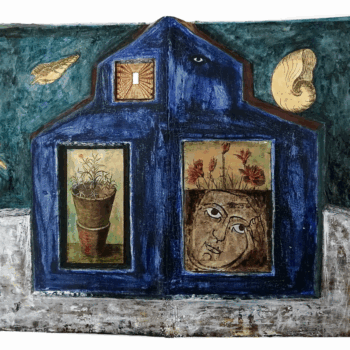 Teoksen nimi: Sininen talo