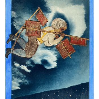 Teoksen nimi: Lento Kiviharjun yli