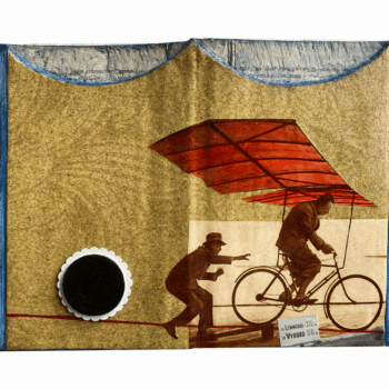 Teoksen nimi: Vaija käy Viipurissa pyörällä