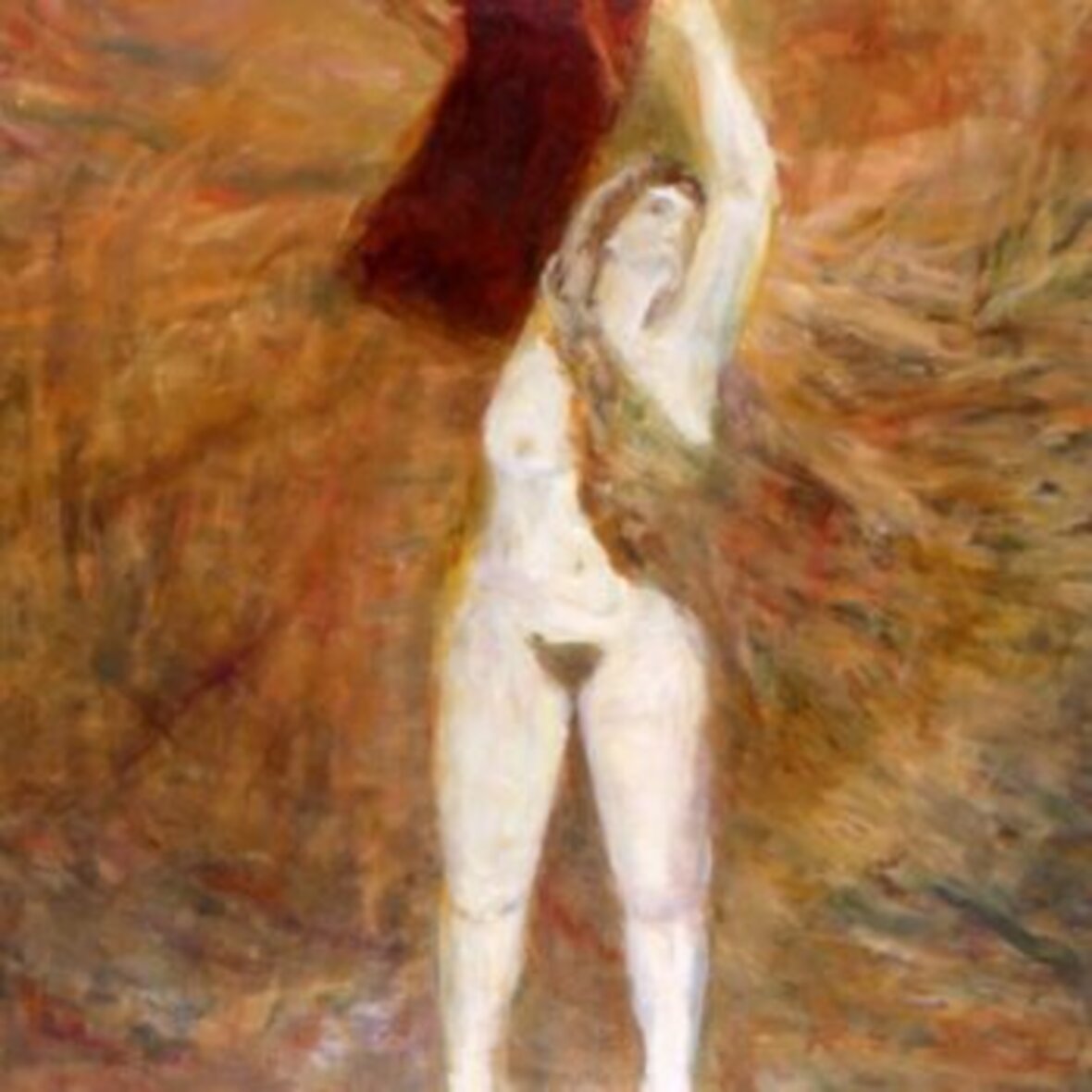 Teoksen nimi: Magdalena ja valtaistuin I / Magdalena and the Throne