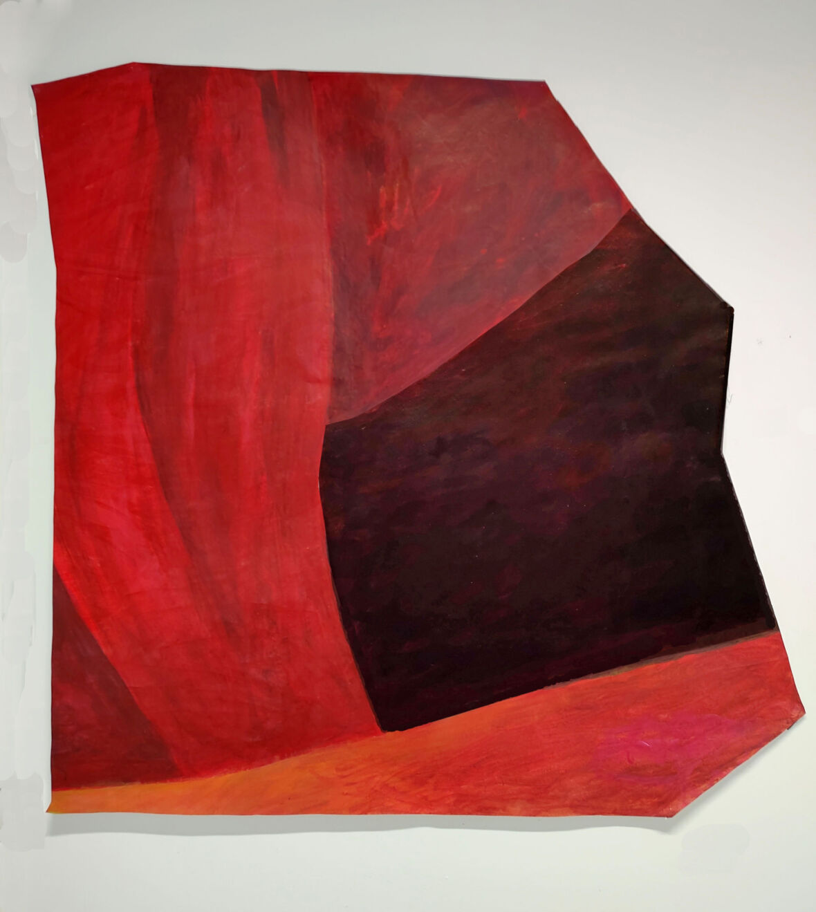 Hiiskaus, sarjasta Väritapahtumia punaisella värillä