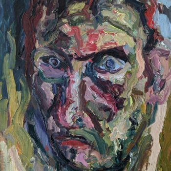 Name of the work: Sinisilmä omakuva