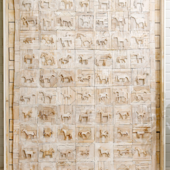 Name of the work: Ponipeitto, 2003, koko K. 210 cm x L.157 cm x S.13 cm