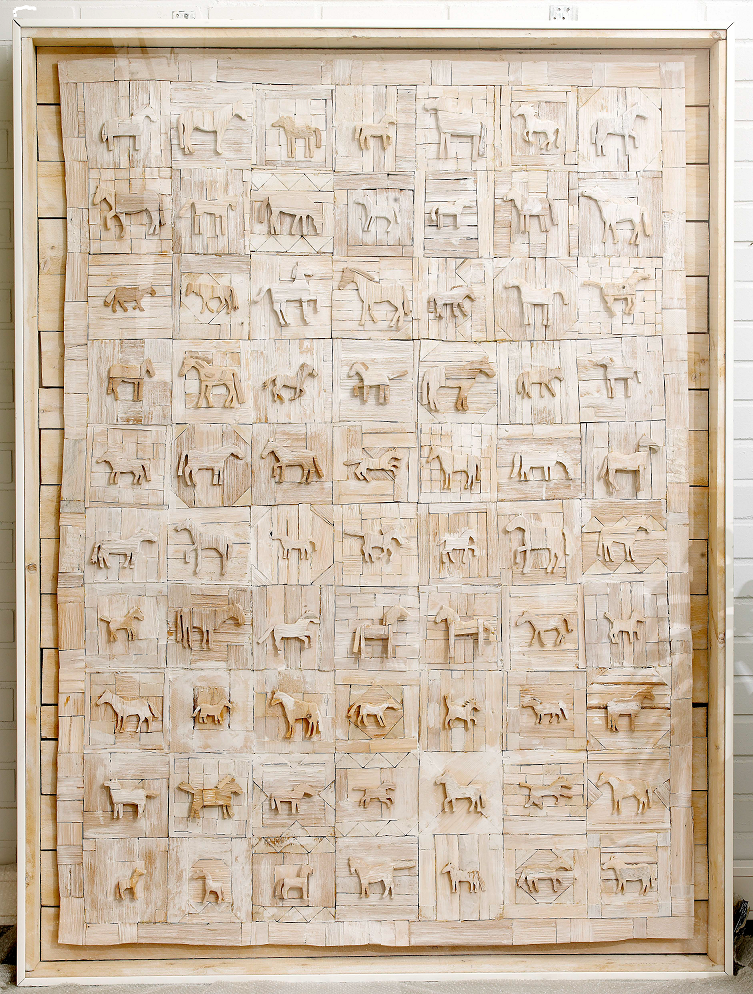 Ponipeitto, 2003, koko K. 210 cm x L.157 cm x S.13 cm