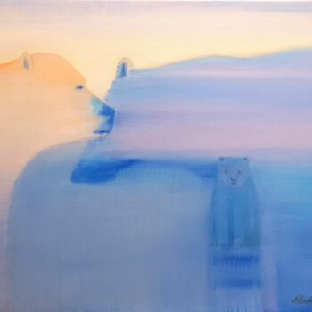 Name of the work: Huomenta jääkarhut, Good morning polar bears