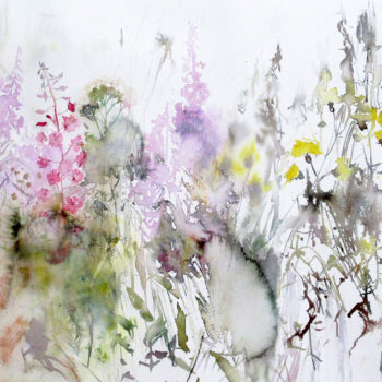 Name of the work: Wild flowers, watercolour