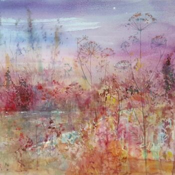 Name of the work: Evening star 2024, watercolour