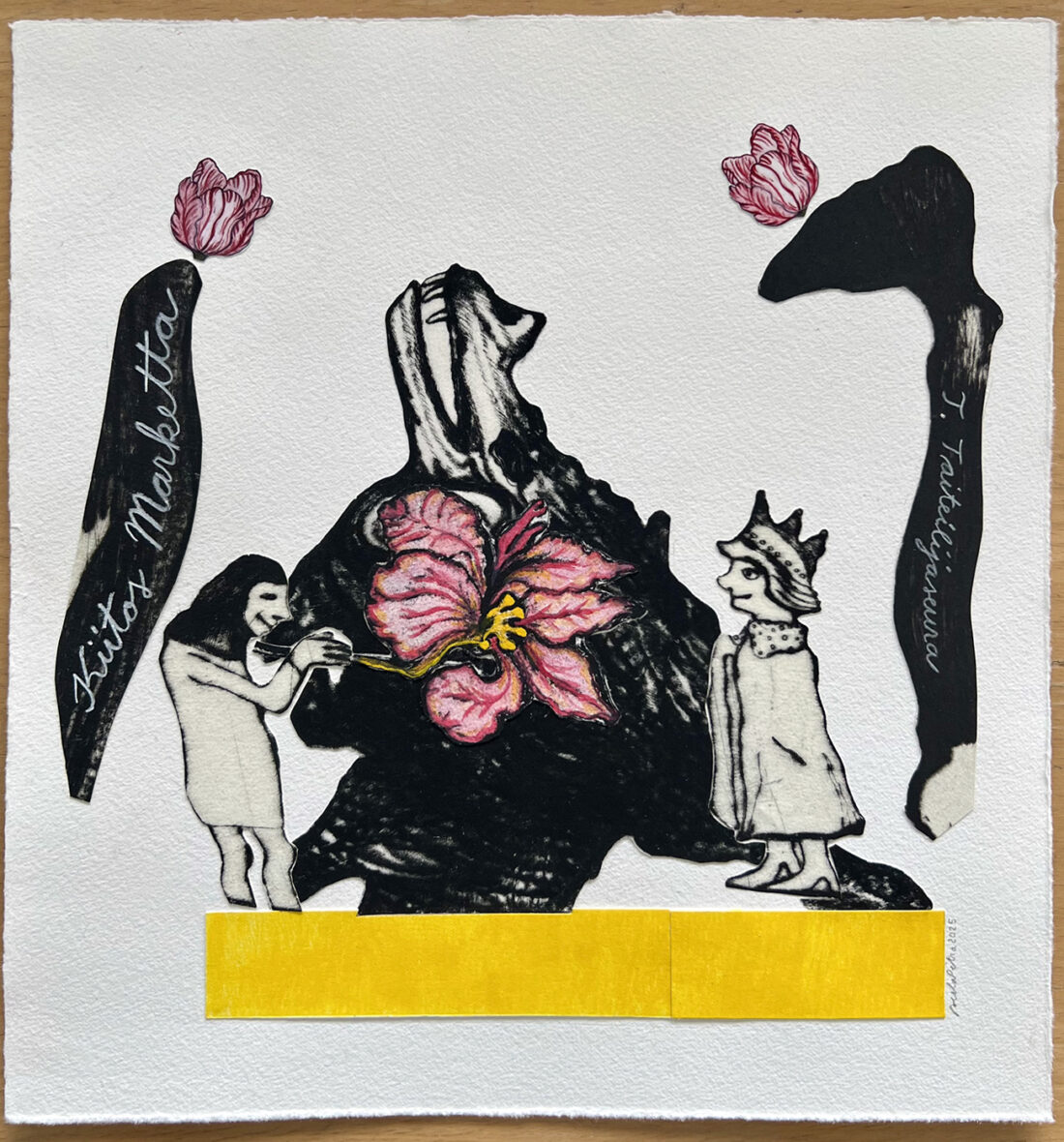 Suomen taiteilijaseuran vanha logo muunnos grafiikaksi