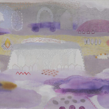 Teoksen nimi: Pilvien päällä