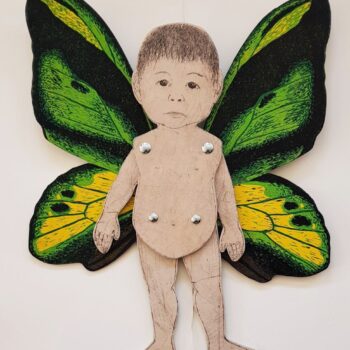 Name of the work: Uhanalaiset, Ornithoptera chimaera