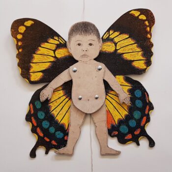 Name of the work: Uhanalaiset, Papilio homerus