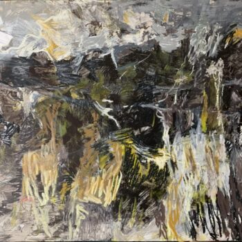 Teoksen nimi: Vielä tanssii dinosaurit…  Dinosaurs still fly…