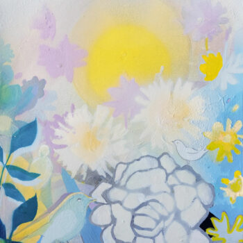 Teoksen nimi: Linnut Auringon Puutarhassa