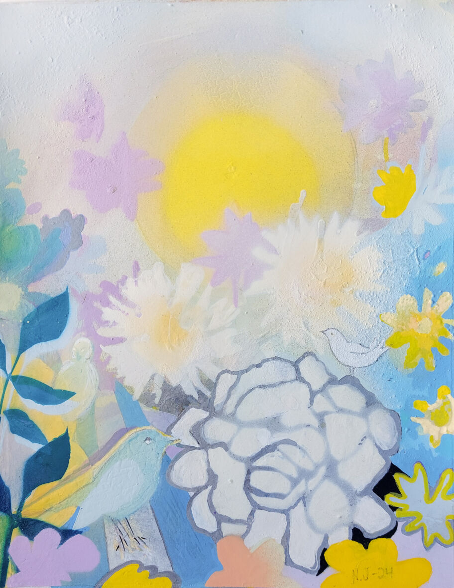 Linnut Auringon Puutarhassa