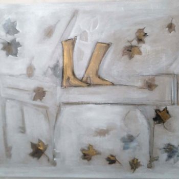 Name of the work: Autumn leaves. 110 x 130.  Acr. 2021.
