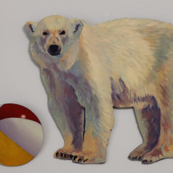 Teoksen nimi: Jääkarhu ja rantapallo