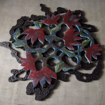 Teoksen nimi: Sinipunainen ikikukka