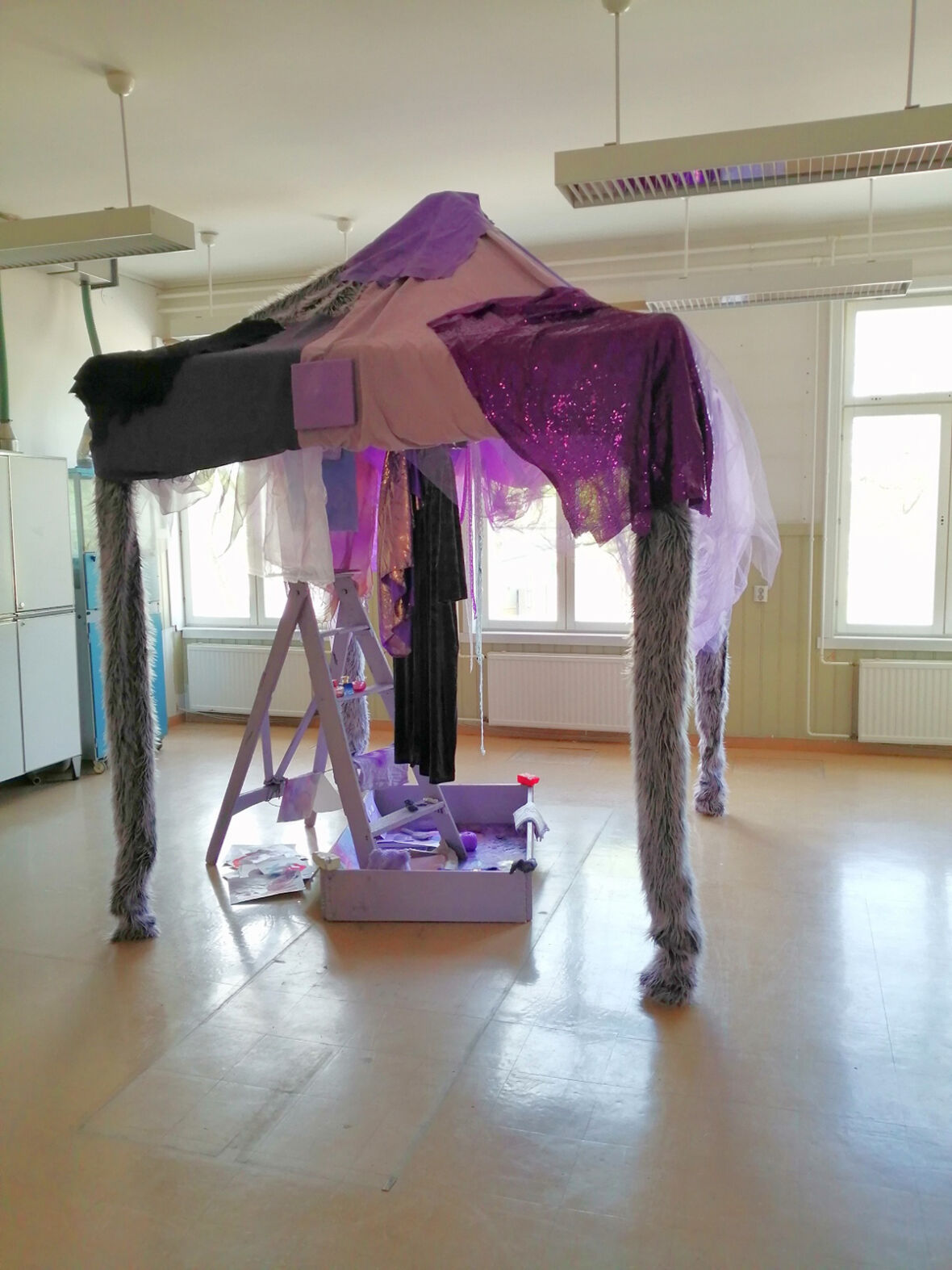 Violetti arkeologinen kaivaus 2021