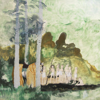 Name of the work: Tytöt ja kepit