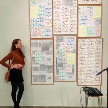 Teoksen nimi: ”Áhčči – Father”, 2025. Booked / Helsinki MUU Contemporary Center.