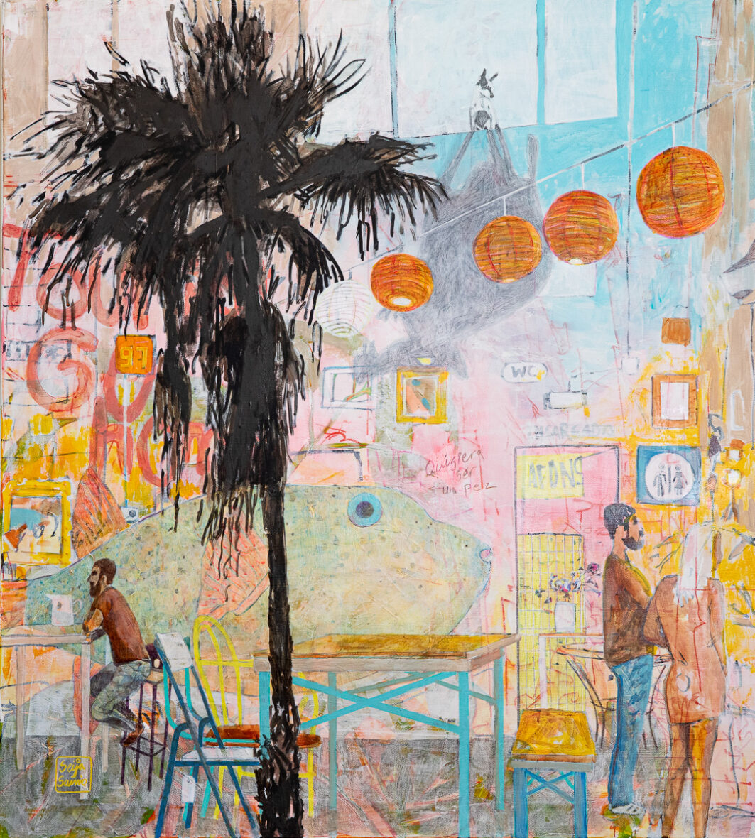 Alaspäin katsova koira