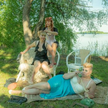 Teoksen nimi: Photos of burlesque artists