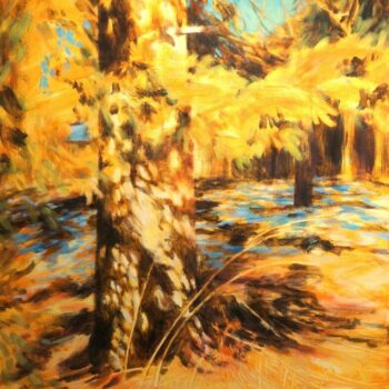 Name of the work: Pihakuusi keväällä