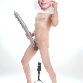 Teoksen nimi: Self portrait as Elon Musk