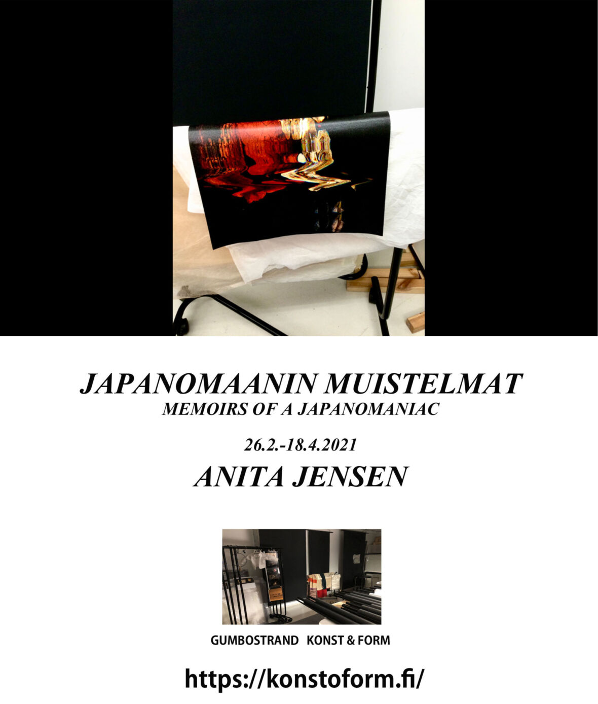 Memoirs of a Japanomaniac; Invitation to the exhibition 2021