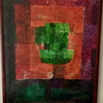 Teoksen nimi: Puu ja auringonlasku