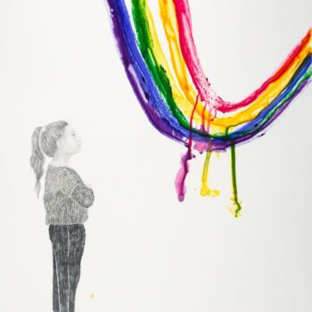 Teoksen nimi: Valuva sateenkaari