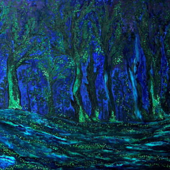 Teoksen nimi: Forrest of fireflies