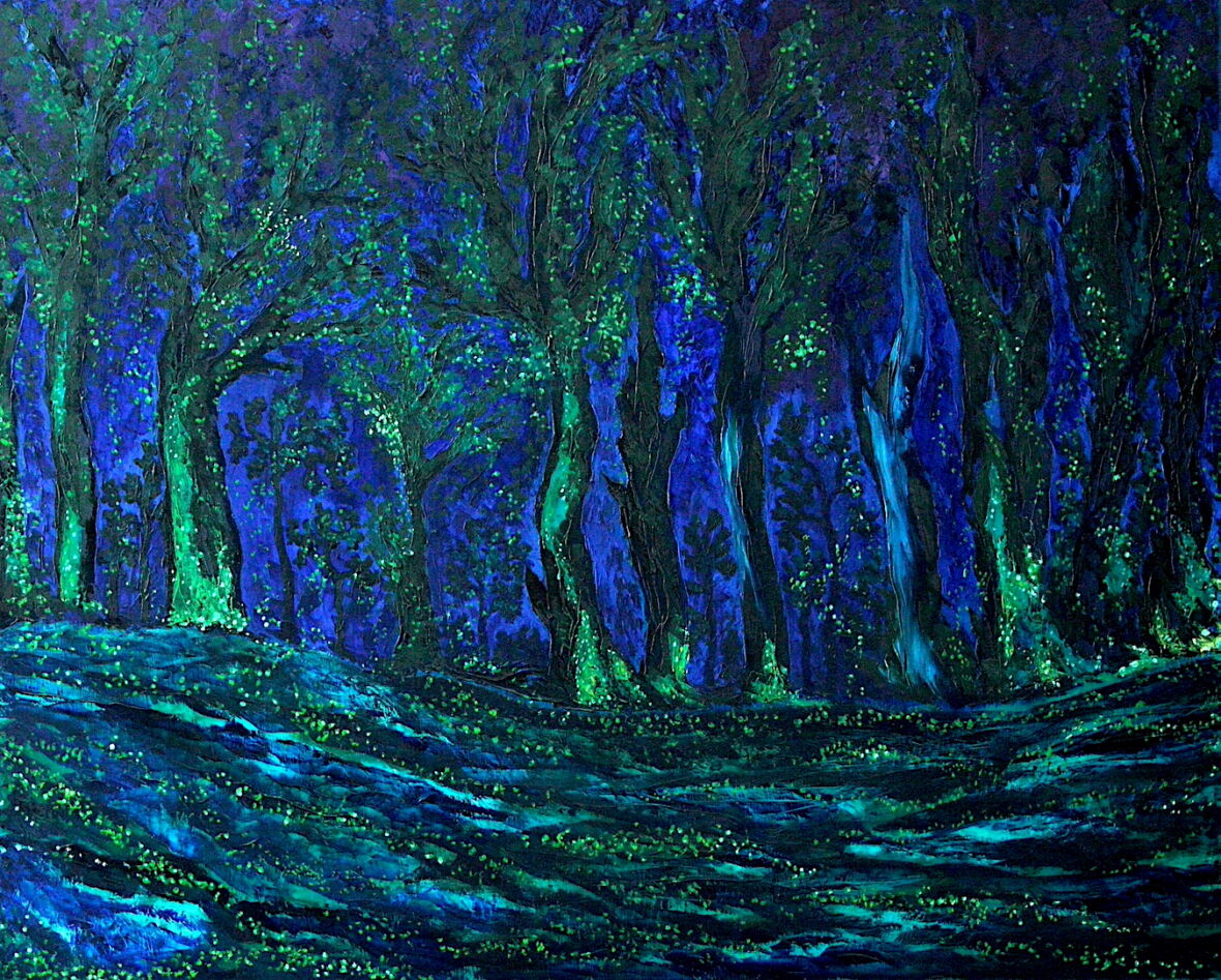 Forrest of fireflies