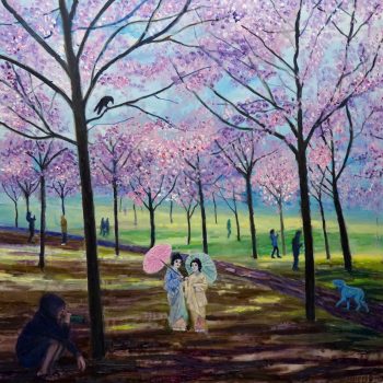 Teoksen nimi: ” Hanami ”